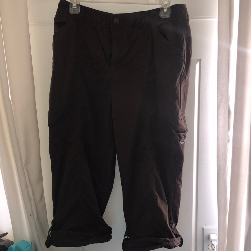 Caribbean Joe Women’s Brown Capri Size 12
